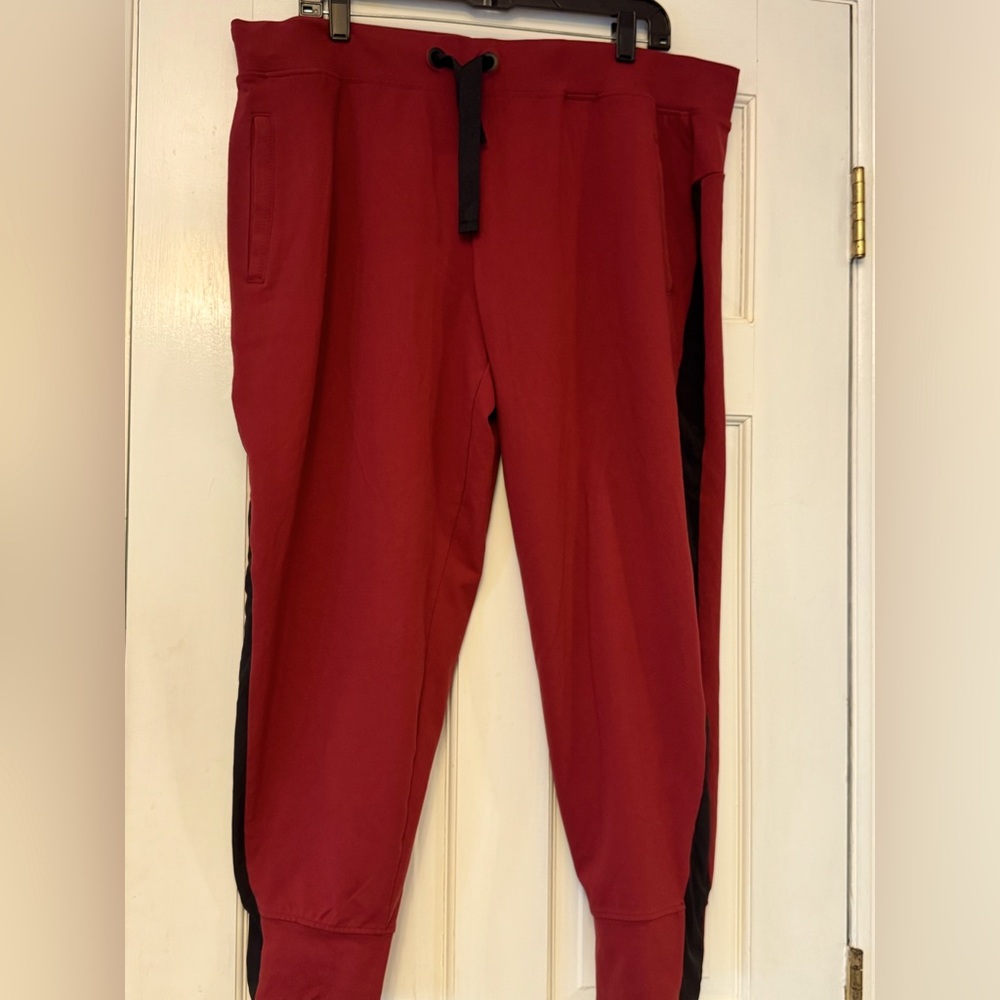 Avia Women's Red and Black Joggers